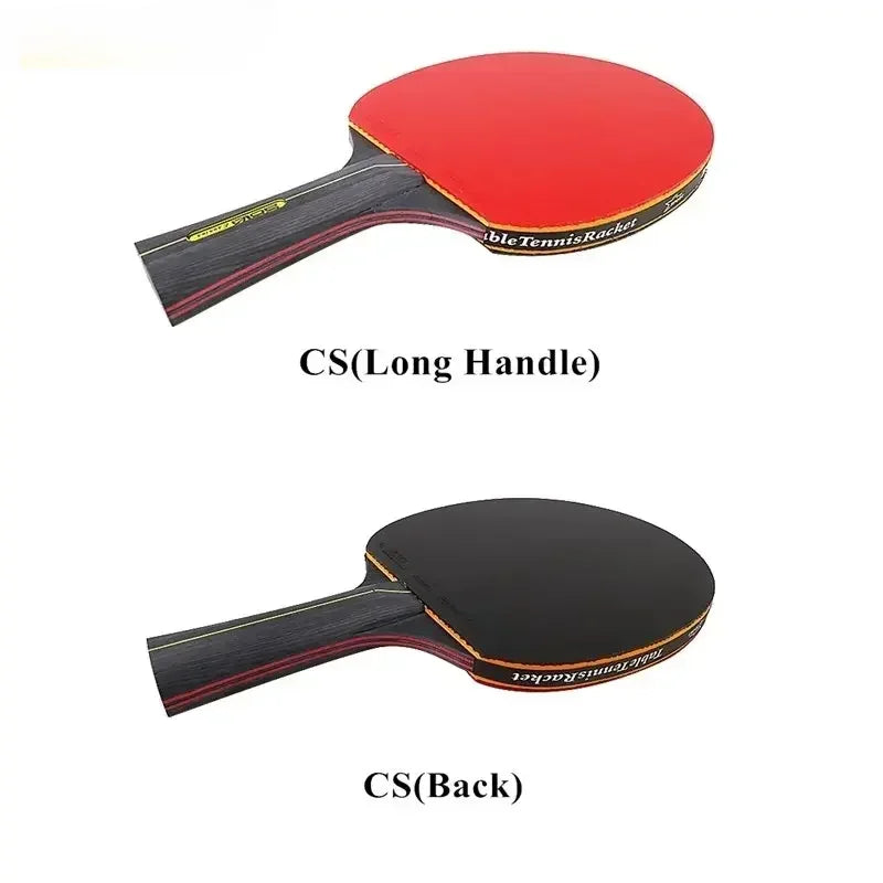 Raquette de tennis de table, de ping-pong professionnelles, 2 pièces avec sac