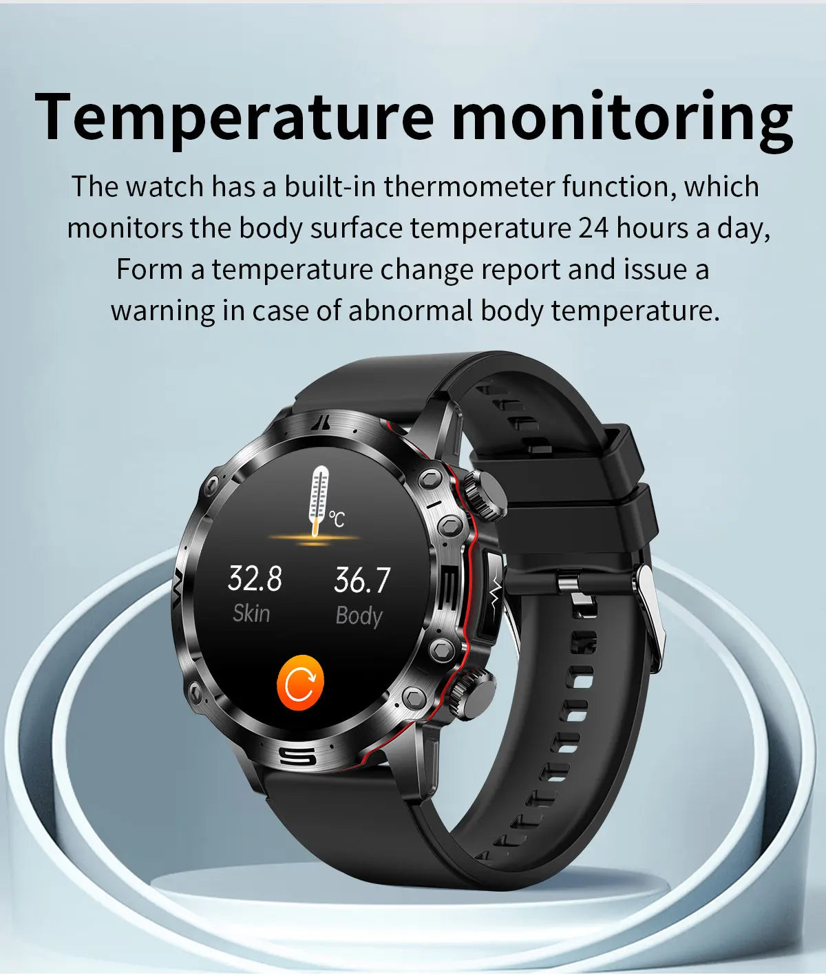 Montre intelligente de sport professionnelle, luxe, mesure sucre dans le sang, lipides, acide urique, pression artérielle, appel BT, montre intelligente, appel bluetooth, haute qualité