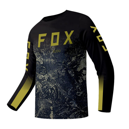 Maillot de Cyclisme à Manches sulfpour Homme, Vêtement de Motocross FOX SUDU-, VTT, Descente, VTT, Hors Route, DH