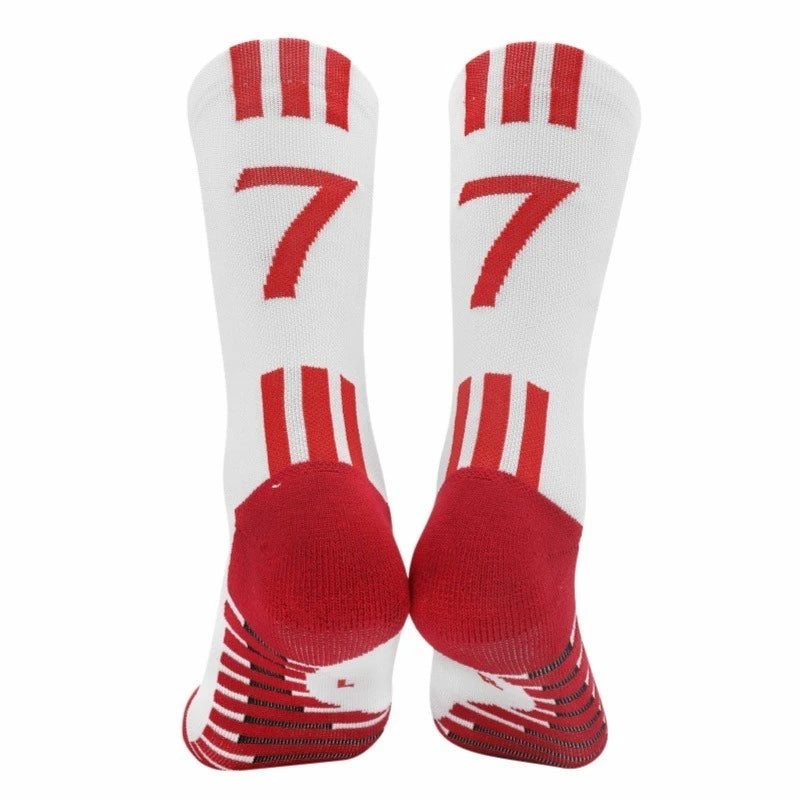 Chaussettes de football avec semelle