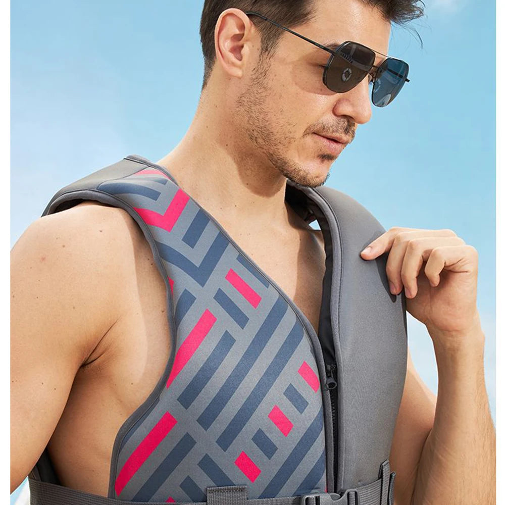 Gilet de Sauvetage en Néoprène pour Homme et Femme, pour sports nautiques, Natation