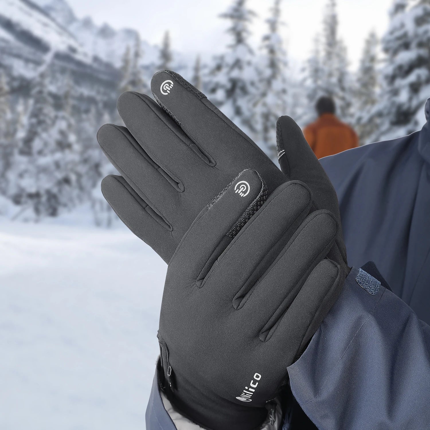 Gants d'hiver imperméables pour ski, cyclisme, course