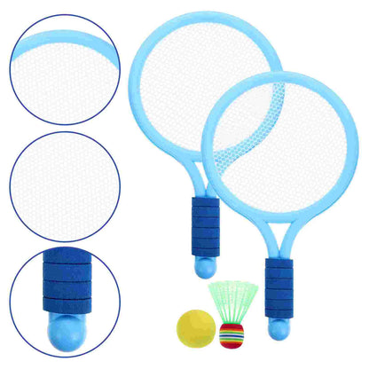 Ensemble de raquettes de tennis pour enfants, batte et court, plage, jardin, For Kids