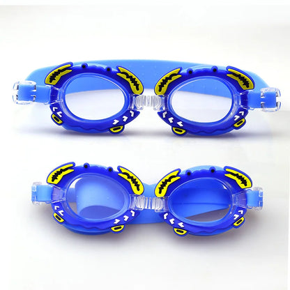 Lunettes de natation anti-buée pour enfants, nouveau, étanche, mignon, dessin animé, miroir, pour apprendre à nager, la ceinture peut être ajustée