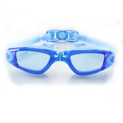 Lunettes de natation étanches pour adultes, lunettes de piscine, lunettes anti-buée, lunettes optiques avec bouchons d'oreille, protection UV, hommes et femmes