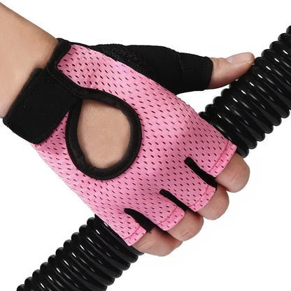 Gants de gymnastique pour femmes et hommes, haltères de Fitness, gants d'entraînement, demi-doigt, respirant, antidérapant, coussin de Gel, gants d'entraînement de musculation