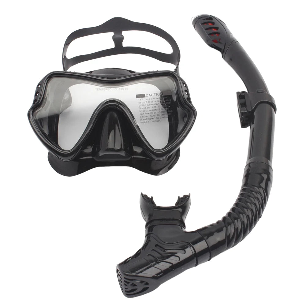 Masque de plongée avec tuba professionnel lunettes de plongée lunettes de plongée ensemble de tubes de natation masque de plongée adulte unisexe