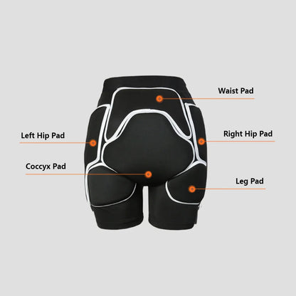 Short de protection 3D pour adultes, protège-hanches, pour ski, snowboard