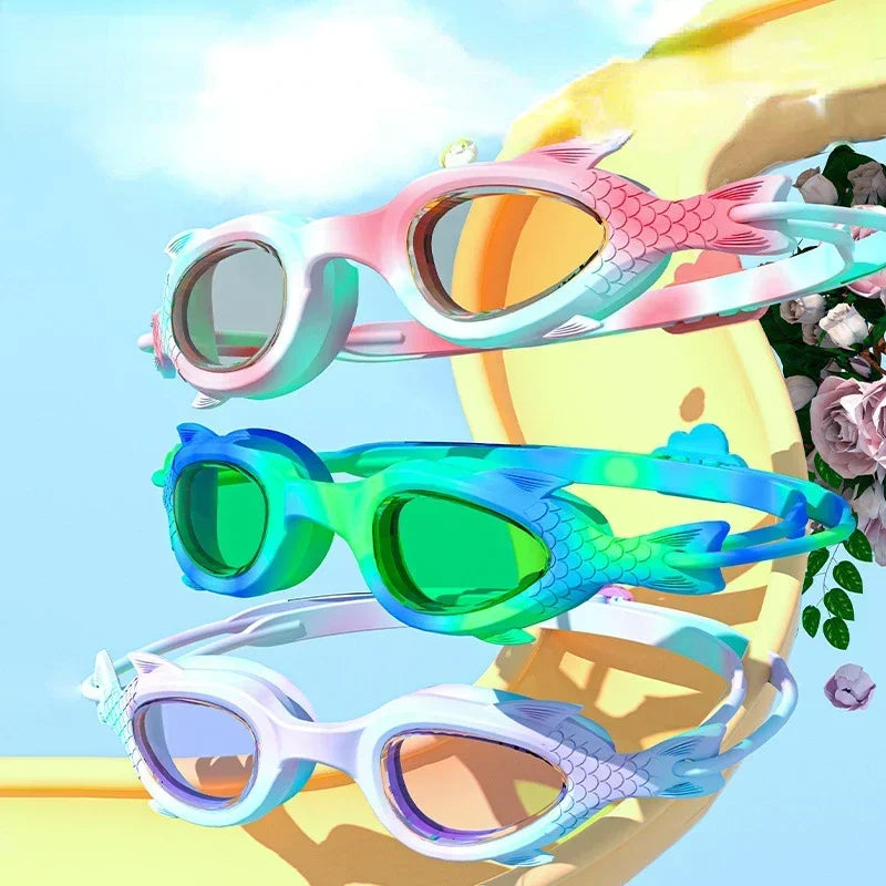 Lunettes de natation pour enfants, étanches et Anti-buée, formation professionnelle pour garçons et filles, équipement de lunettes de natation