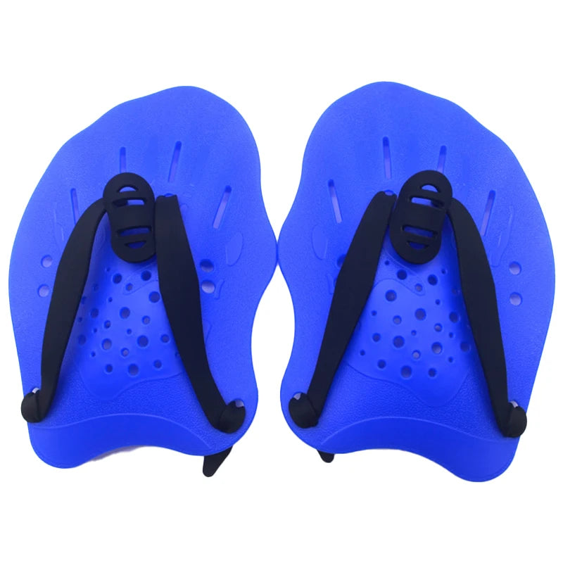 1 paire de pagaies d'entraînement à la natation, gants de plongée en apnée, palmes de sport, paume en Silicone, sangles réglables