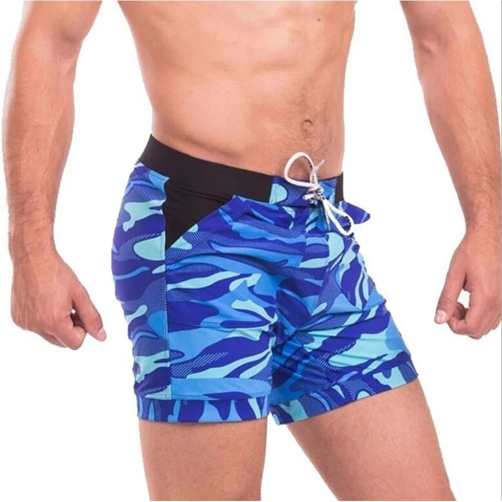 Maillot de bain été, plage, mode sport, natation, shorts hommes, séchage rapide, stretch