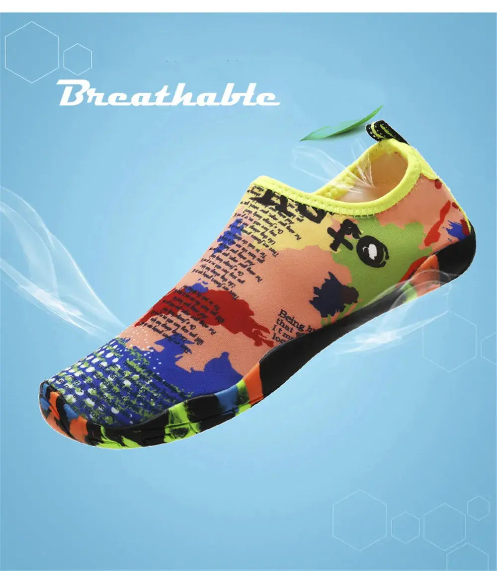 Chaussures de baignade unisexes à séchage rapide, de plage, baskets de natation, sports d'été, chaussures aquatiques de plongée pour femmes et hommes, été