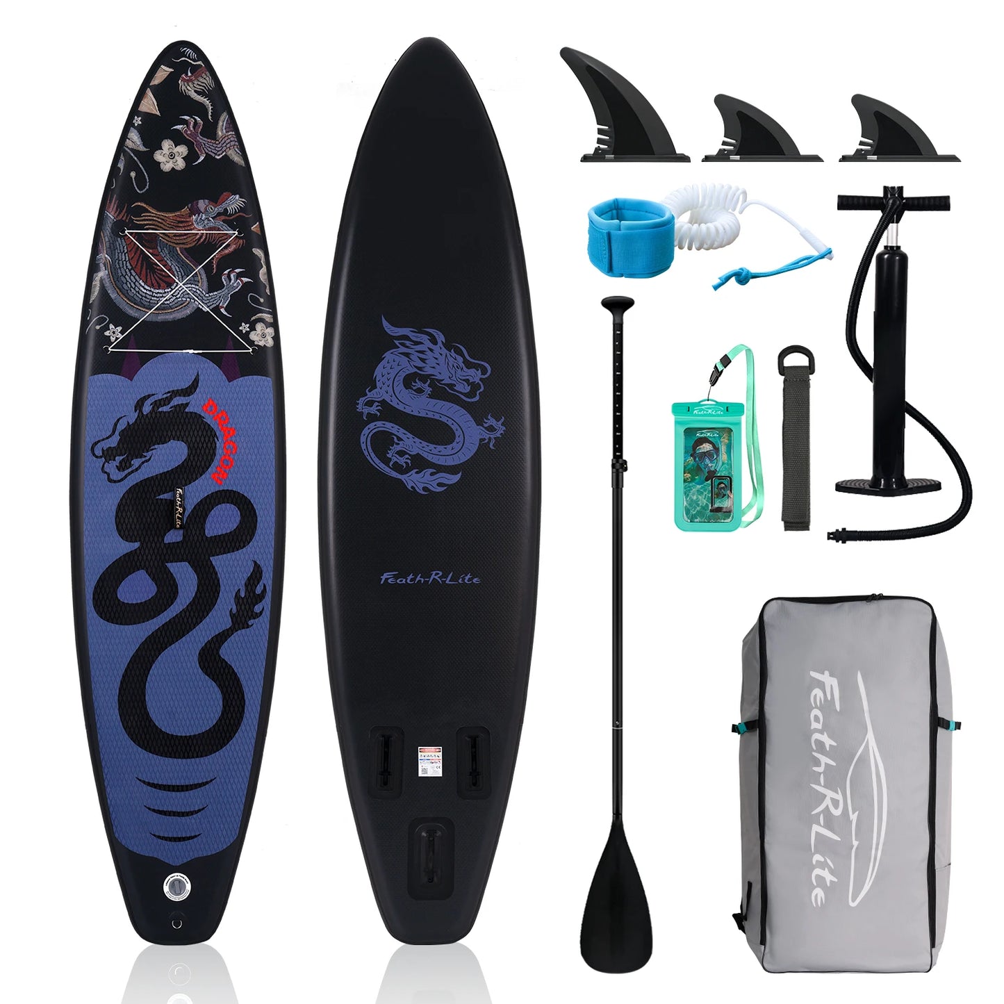 Planche de surf gonflable Stand Up Paddle Board 335 x 84 x 15 cm + Accessoires complets