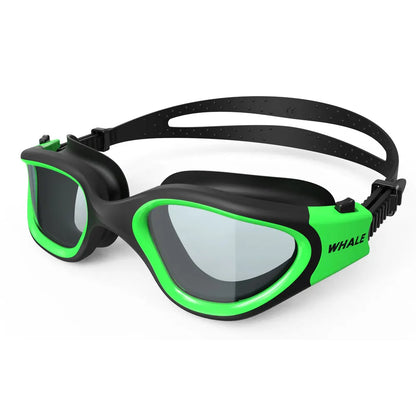 Lunettes de natation pour hommes et femmes, lentille de protection UV anti-buée pour adultes, étanche, réglable, silicone, stylée