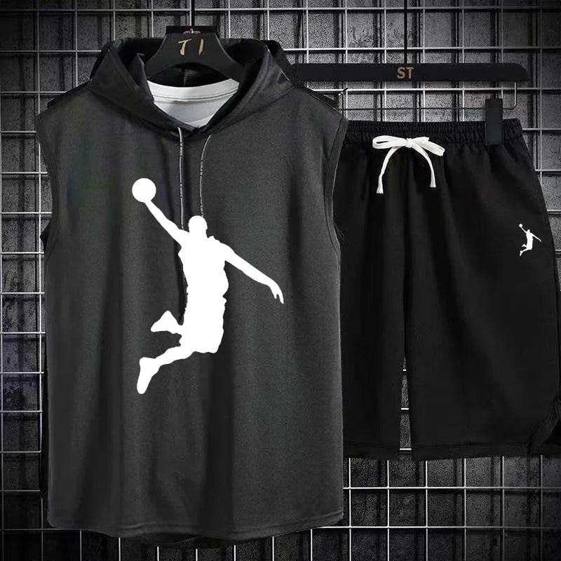 Sweat à capuche pour hommes, sweat-shirt, basketball, musculation, entraînement de gym, chemise de fitness, haute qualité, hip hop, été