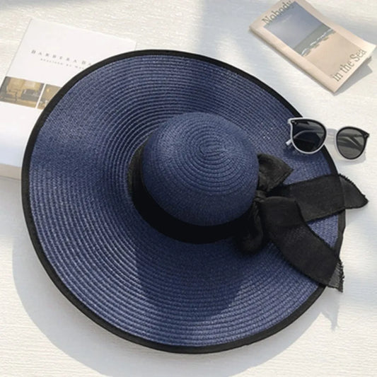 Chapeau de paille écologique femme anti-UV