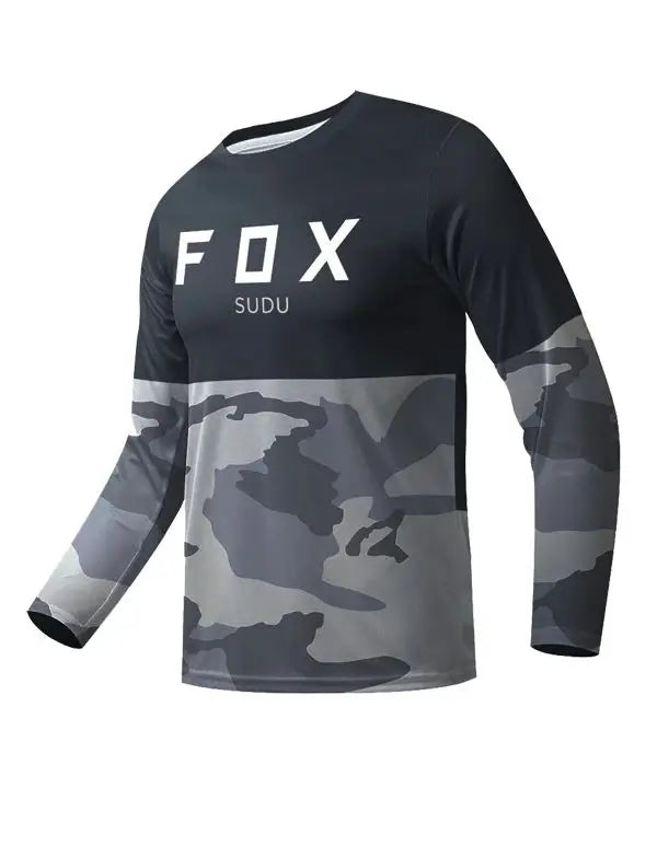 Maillot de Cyclisme à Manches sulfpour Homme, Vêtement de Motocross FOX SUDU-, VTT, Descente, VTT, Hors Route, DH