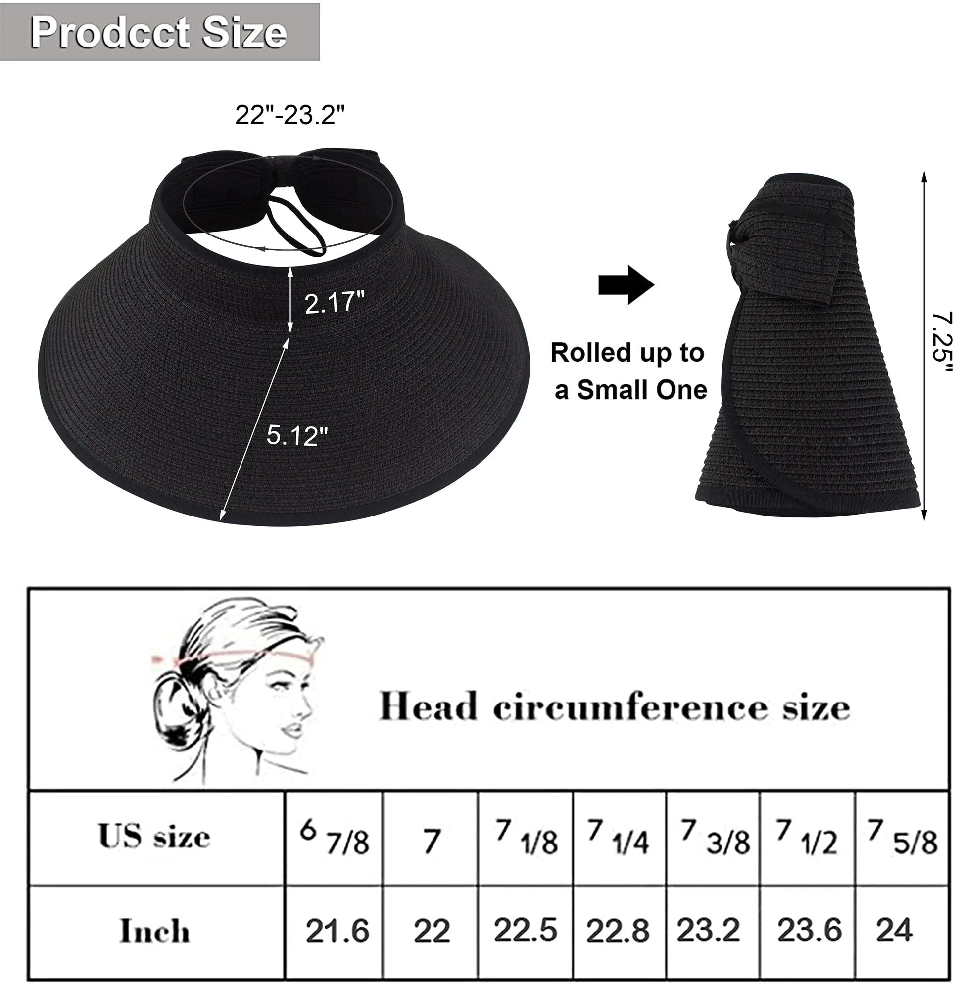 Chapeau de protection UV pliable pour l'été, voyage pour la plage, l'été