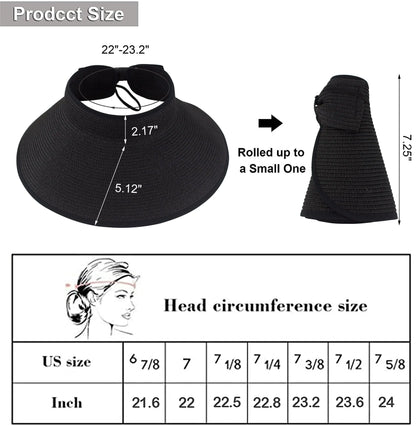 Chapeau de protection UV pliable pour l'été, voyage pour la plage, l'été