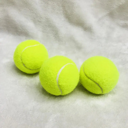 Lot de 3 balles de tennis professionnelles à haute élasticité