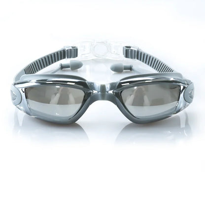 Lunettes de natation étanches pour adultes, lunettes de piscine, lunettes anti-buée, lunettes optiques avec bouchons d'oreille, protection UV, hommes et femmes