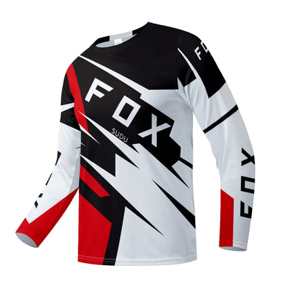 Maillot de Cyclisme à Manches sulfpour Homme, Vêtement de Motocross FOX SUDU-, VTT, Descente, VTT, Hors Route, DH