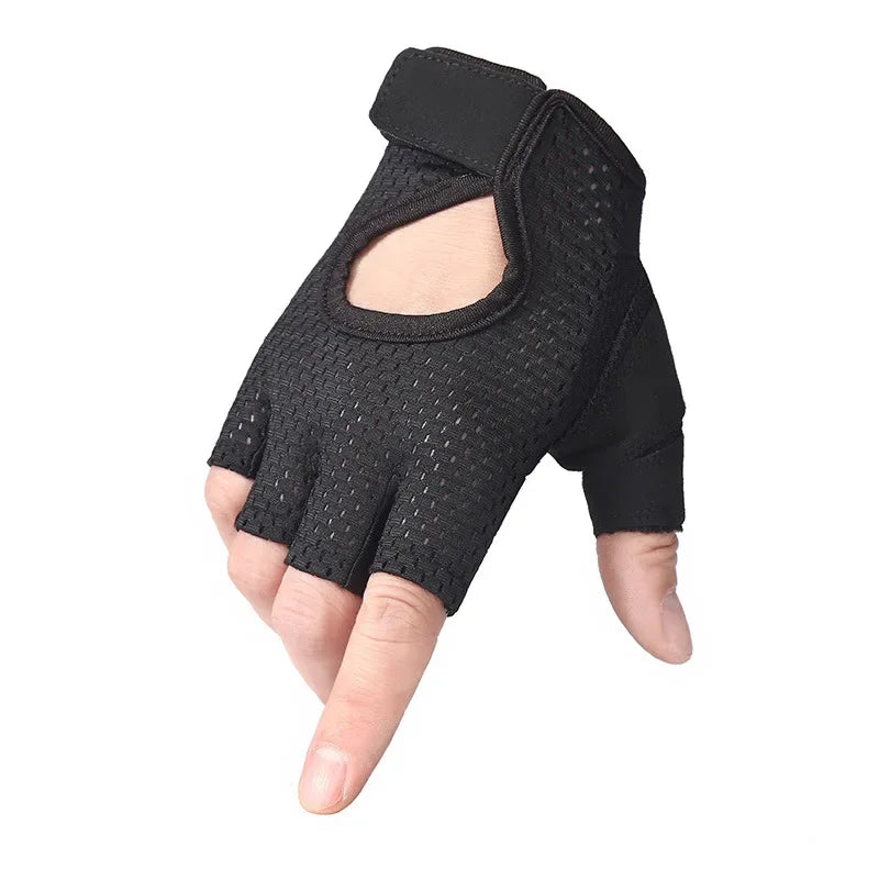 Gants de gymnastique pour femmes et hommes, haltères de Fitness, gants d'entraînement, demi-doigt, respirant, antidérapant, coussin de Gel, gants d'entraînement de musculation