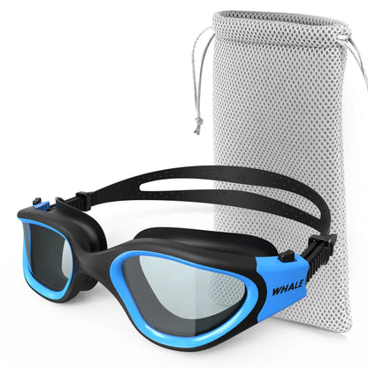 Lunettes de natation pour hommes et femmes, lentille de protection UV anti-buée pour adultes, étanche, réglable, silicone, stylée