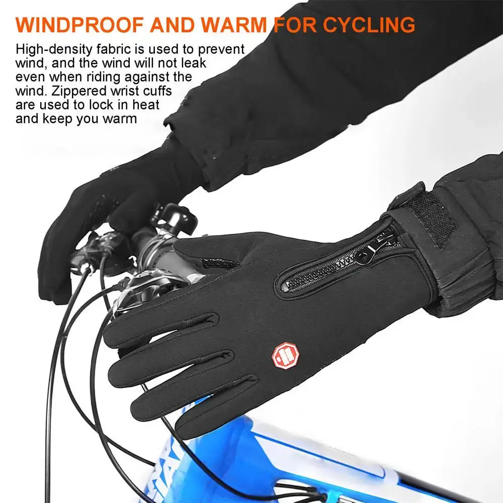 Gants d'hiver chauffe-mains, imperméables, ski, snowboard, moto, cyclisme