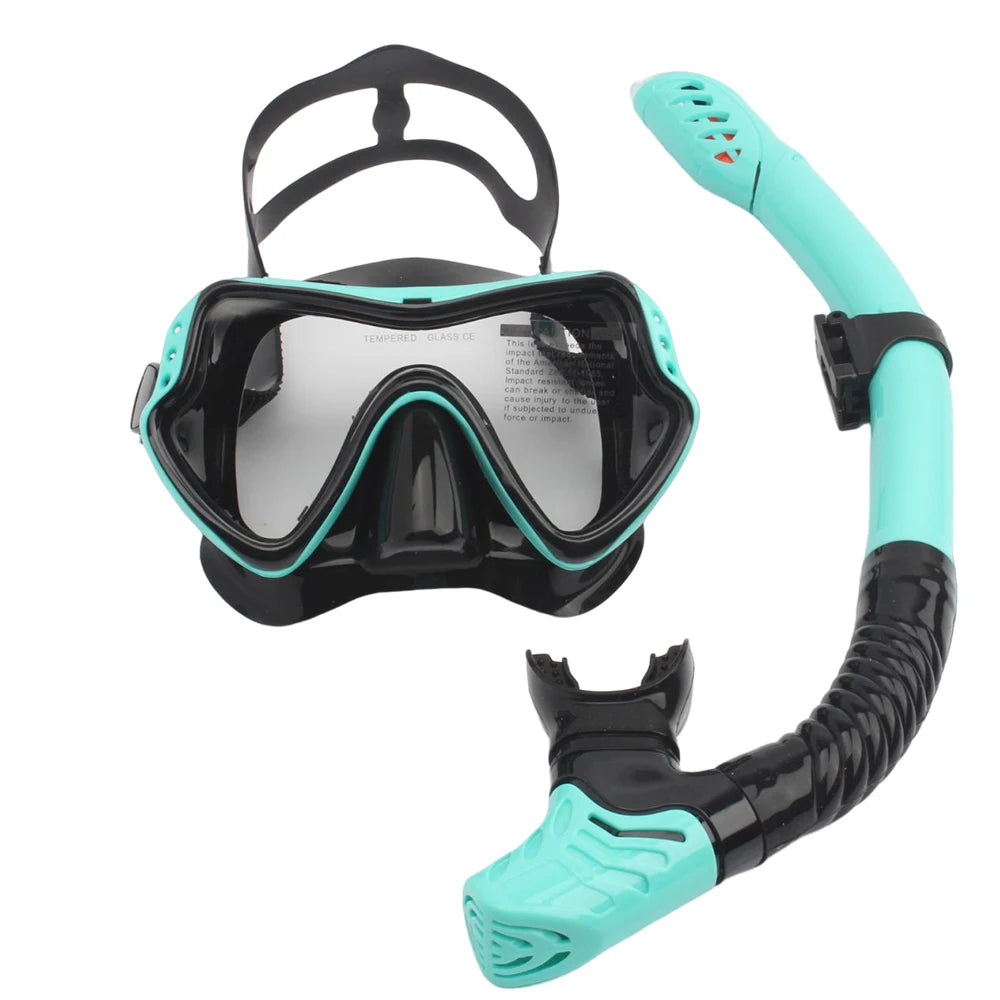 Masque de plongée avec tuba professionnel lunettes de plongée lunettes de plongée ensemble de tubes de natation masque de plongée adulte unisexe