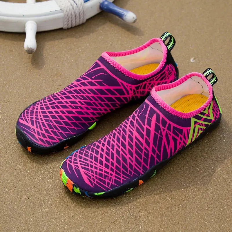 Chaussures de baignade unisexes à séchage rapide, de plage, baskets de natation, sports d'été, chaussures aquatiques de plongée pour femmes et hommes, été