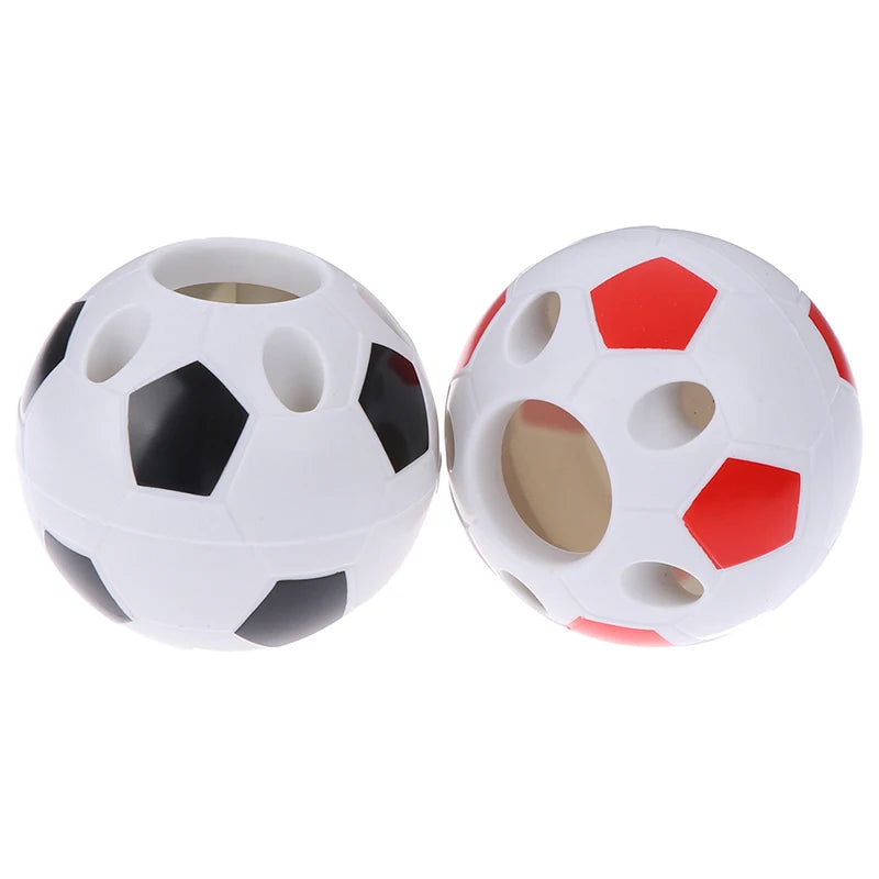 Outil en forme de football pour la décoration de la maison, porte-stylo, porte-crayon, porte-brosse à dents, bureau, table T1, cadeaux pour étudiants