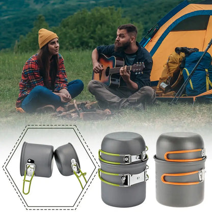 Ensemble de cuisine portable – idéal pour camping, rando, pique-nique et aventure