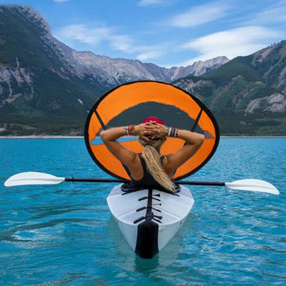 Voile de kayak pliable avec fenêtre transparente, Paddle, Canoe