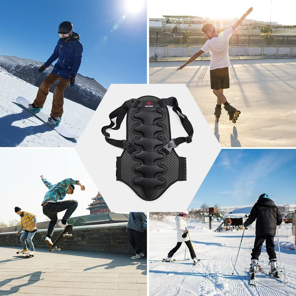 Protection dorsale pour ski, snowboard, moto, vélo