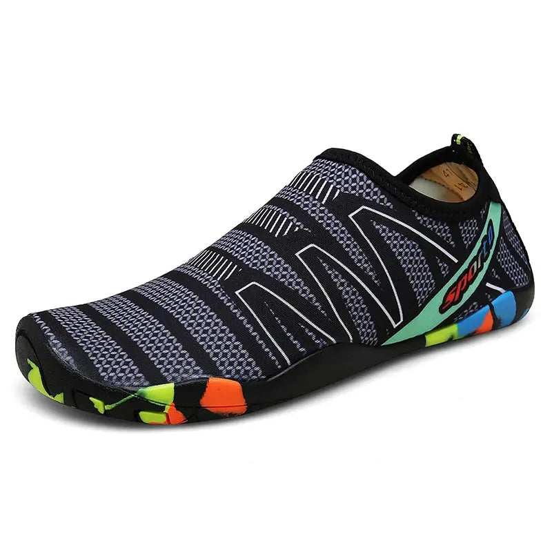 Chaussures de baignade unisexes à séchage rapide, de plage, baskets de natation, sports d'été, chaussures aquatiques de plongée pour femmes et hommes, été
