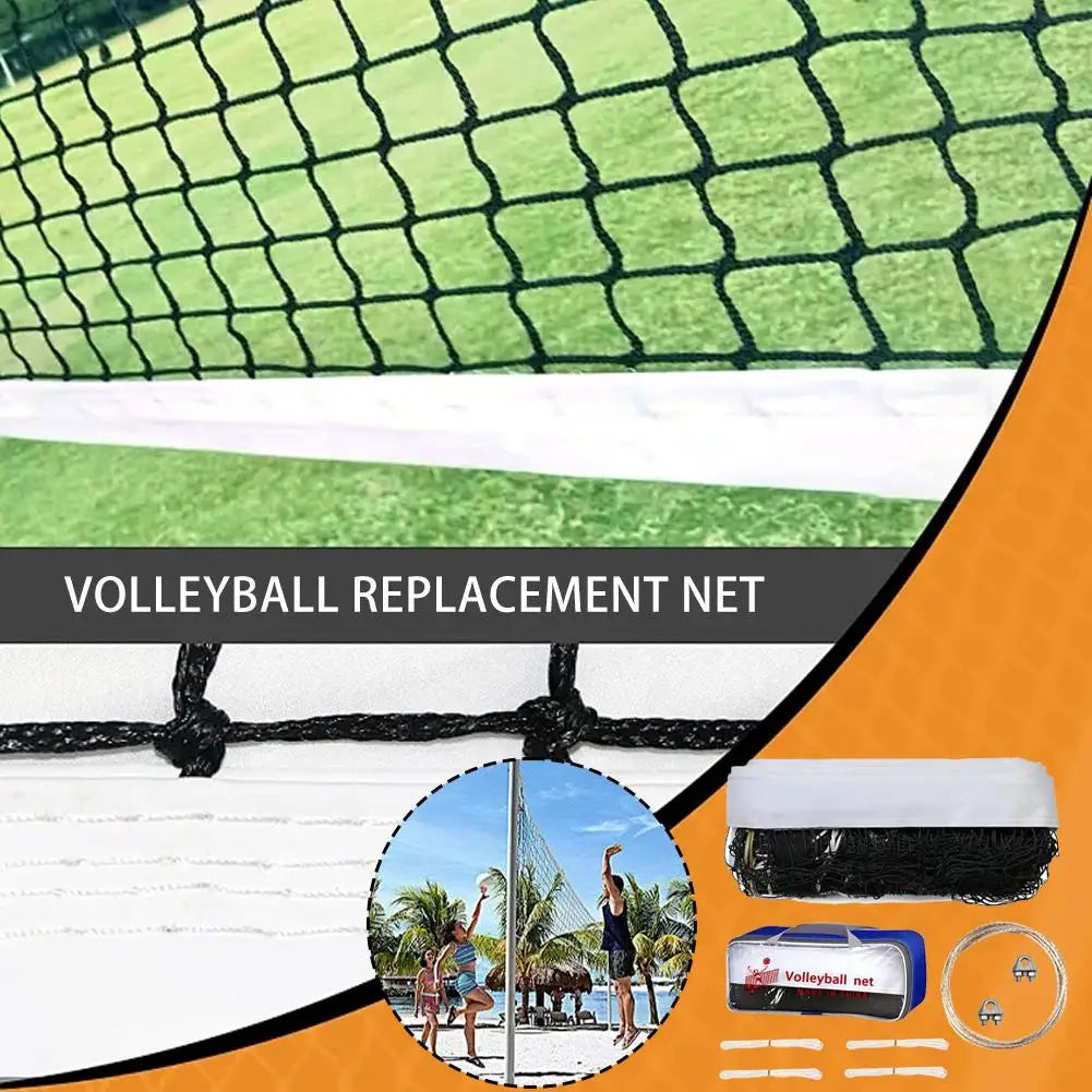 Filet de volley-ball professionnel ou amateur, 950cm, pour la compétition, l'entraînement, le sport en plein air, taille standard