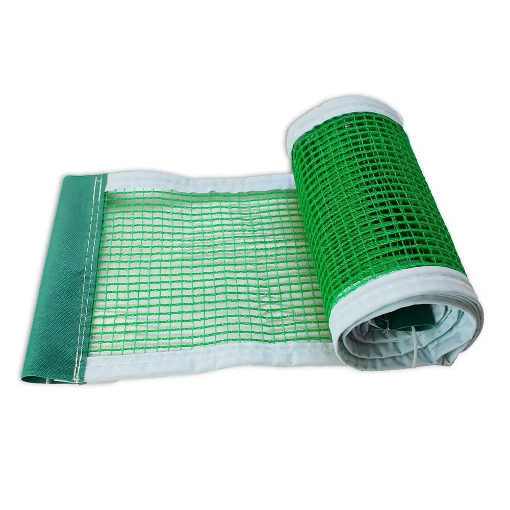 Filet de tennis de table rétractable en polyester vert pour balles de ping-pong, excellent rapport qualité/prix, livraison gratuite