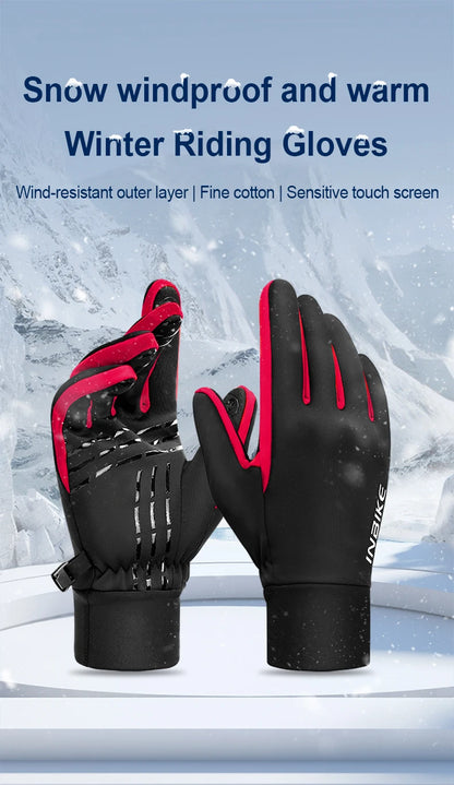 Gants d'hiver pour hommes et femmes, imperméables, écran tactile