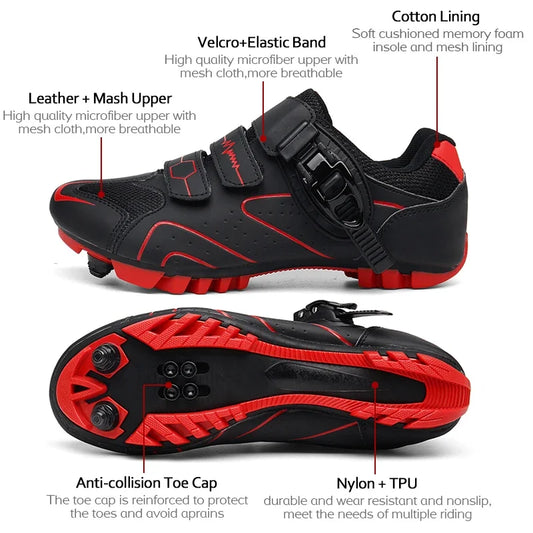 Chaussures de cyclisme VTT  pour hommes et femmes