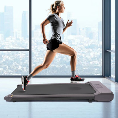 Tapis roulant électrique pliant 2 en 1, installation facile, machine de jogging, cardio, pour la maison et le bureau