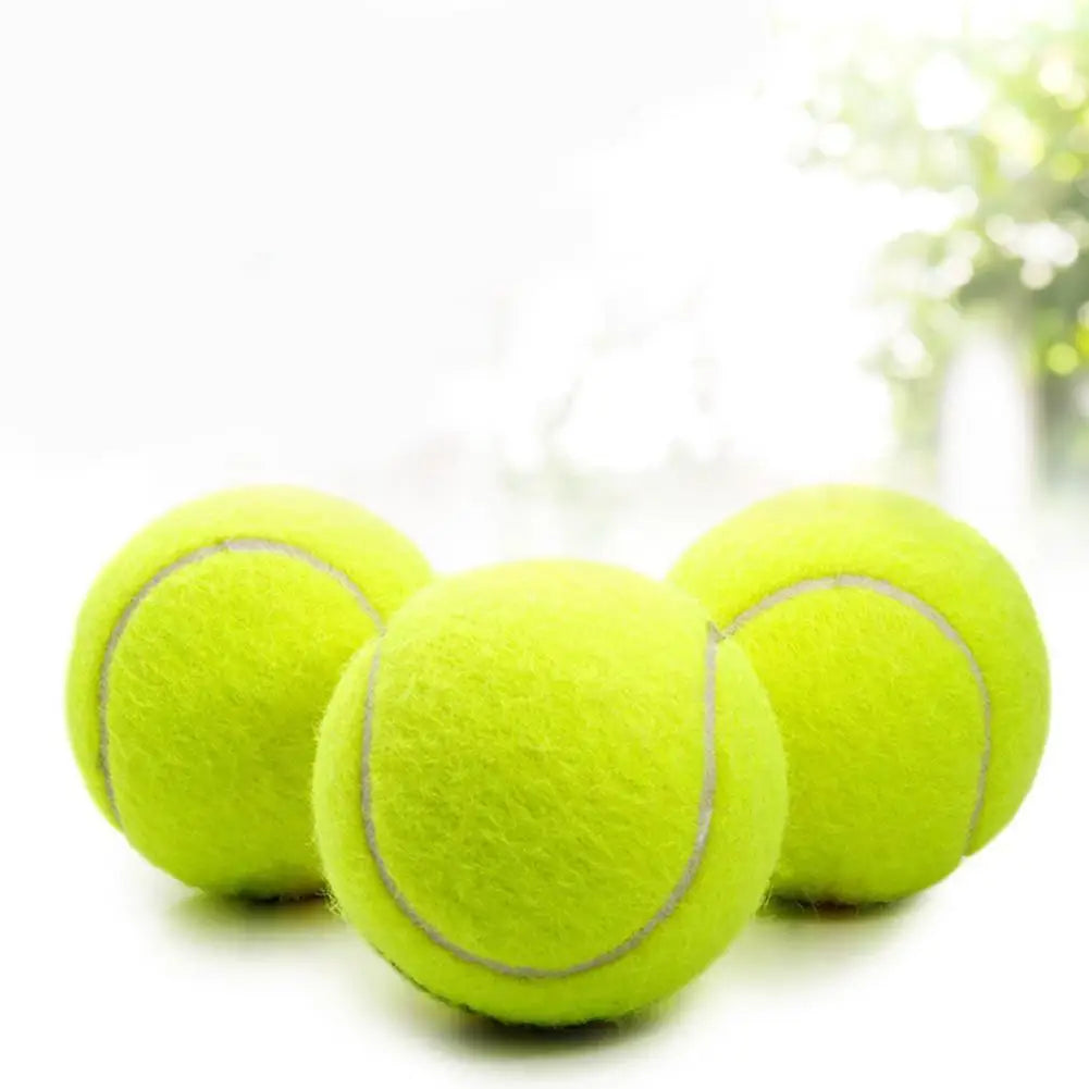 Lot de 3 balles de tennis professionnelles à haute élasticité