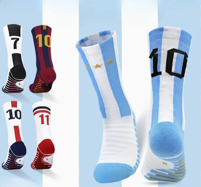 Chaussettes de football avec semelle