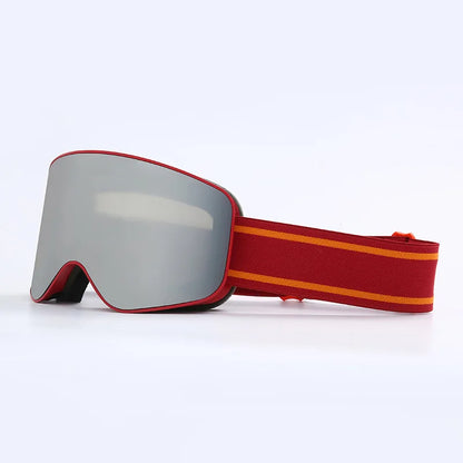 Lunettes de Ski pour Homme et Femme, Masque UV 400, Protection contre la Neige