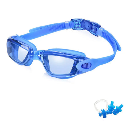 Lunettes pour hommes et femmes, Anti-buée, Prescription Uv, étanche, en Silicone, ajustables, pour piscine, adultes et enfants, lunettes de plongée