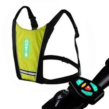 Sac à dos de cyclisme de nuit à LED avec télécommande