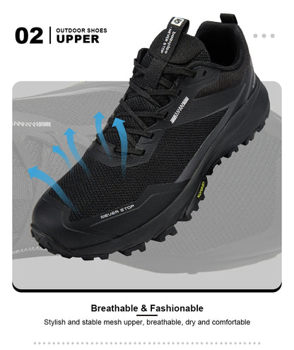 Chaussures de randonnée homme – respirantes, antidérapantes et robustes