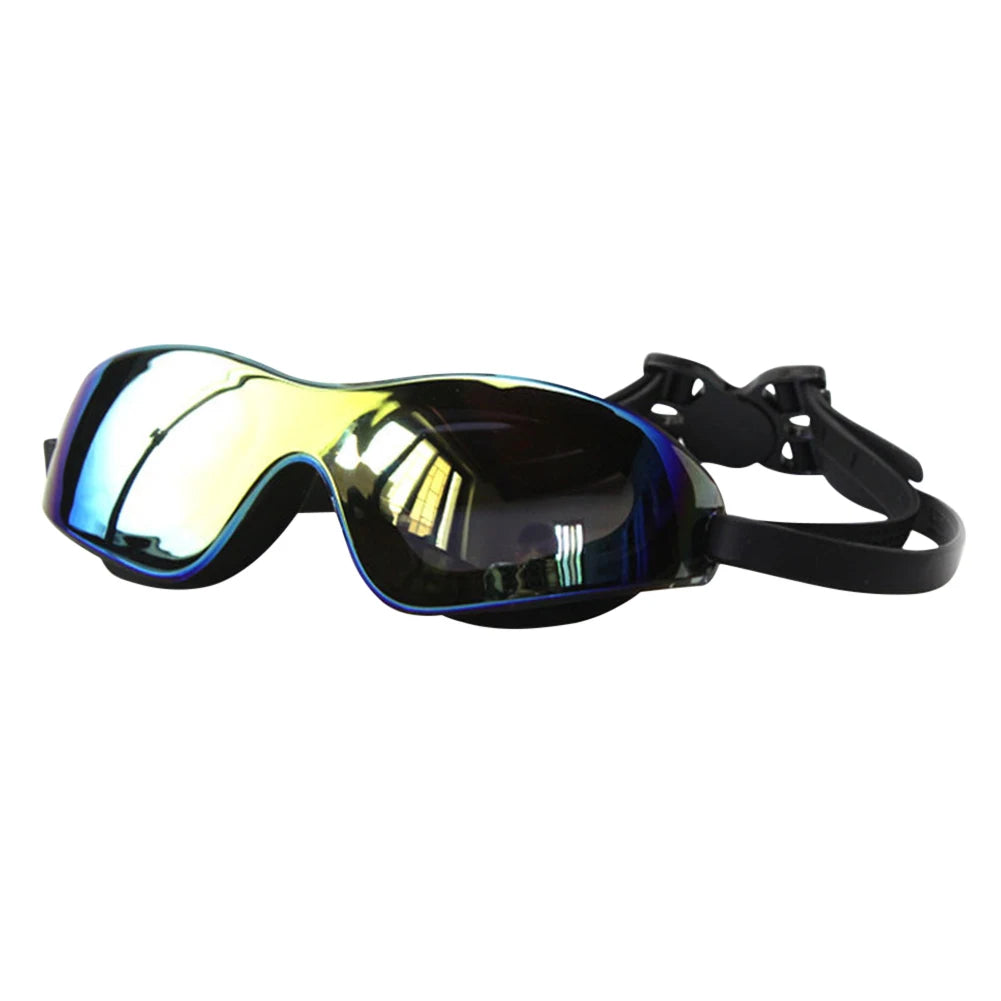 Lunettes de natation HD pour adultes, grand cadre, étanche, Anti-buée, pour la plongée