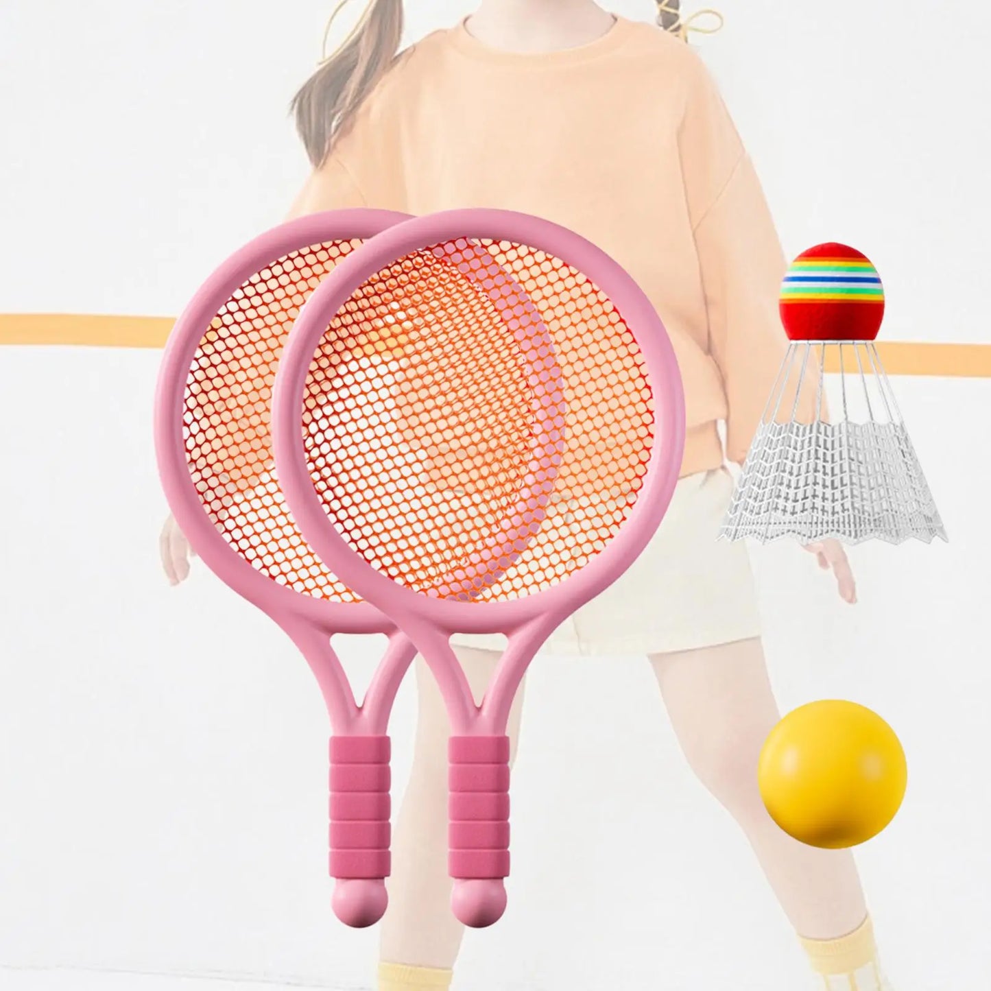 Raquette de tennis pour enfants, jouer à l'intérieur, à la plage