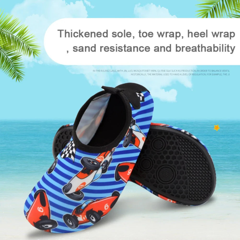 Chaussures de plage pour enfants, sandales d'été pour enfants, de natation pour garçons et filles, pantoufles de sol souples, chaussures de plongée en apnée